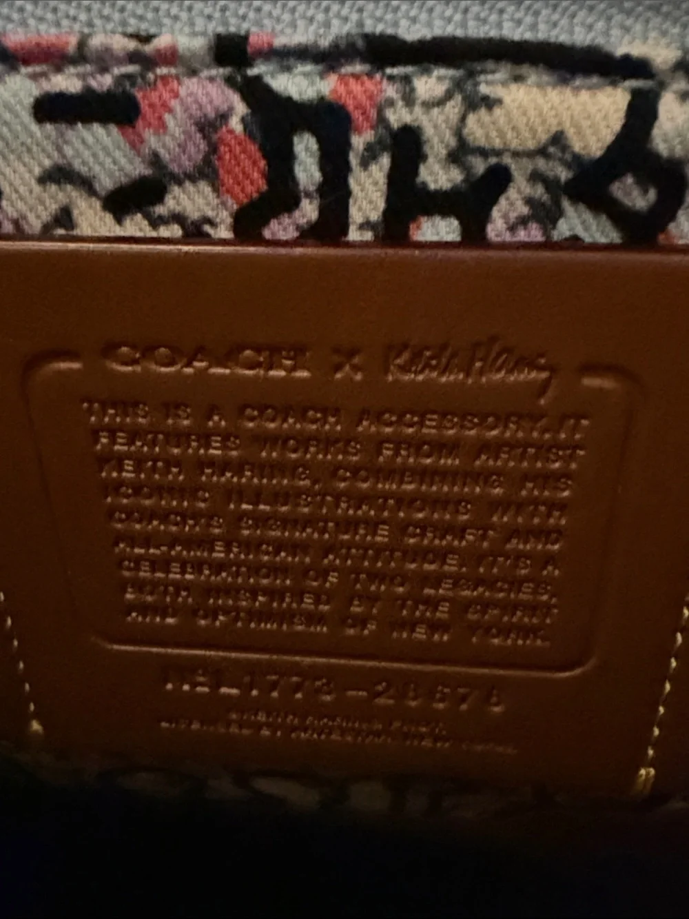 Coach Coach X Keith Haring Turnlock Wristlet